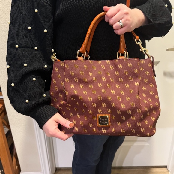 Dooney & Bourke Brenna Gretta Satchel - EUC w/ Small Flaw Inside Bag Pictured - Picture 16 of 16
